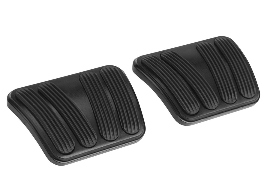 Billet Black Finish Curved Manual Brake and Clutch Pedal Arm with Rubber Lokar XBAG-6168