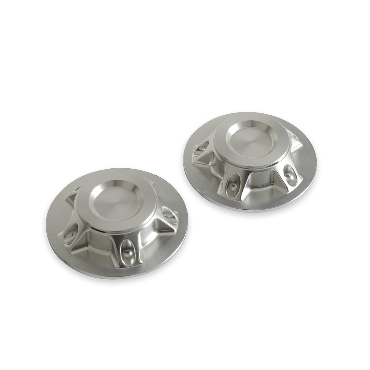 CA-280001-BL Drake Muscle Cars Strut Tower Covers Billet Aluminum Satin