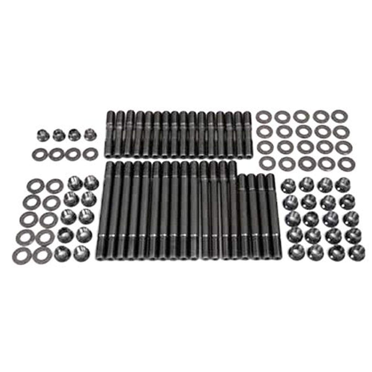 ARP Pro Series 234-4727 Black Oxide 3/8" Step Stud Diameter 12-Point Cylinder Head Stud Kit for Small Block Chevy
