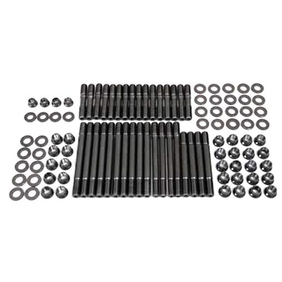 ARP Pro Series 234-4727 Black Oxide 3/8" Step Stud Diameter 12-Point Cylinder Head Stud Kit for Small Block Chevy