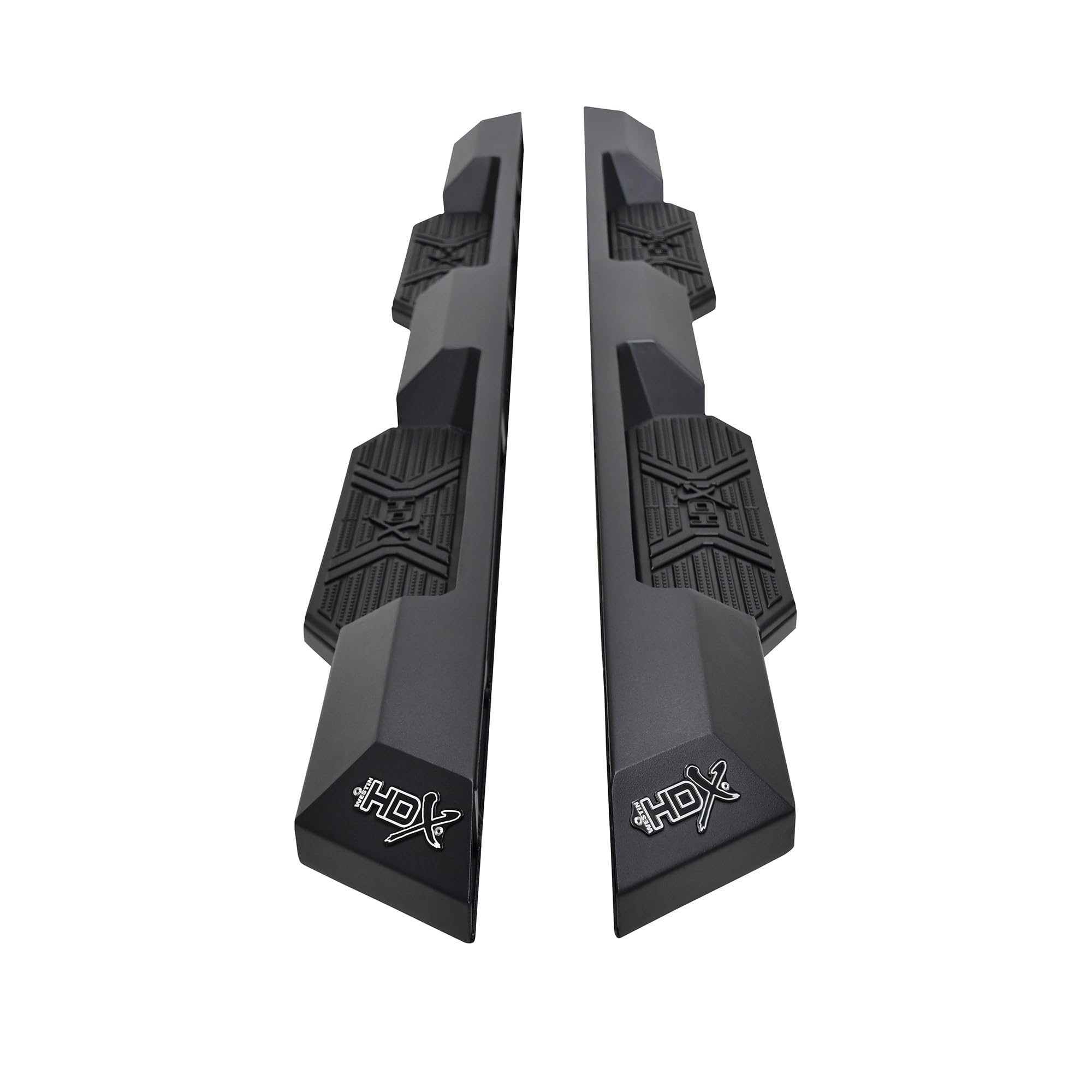 Westin HDX 56-24125 Xtreme Nerf Bars fits 2019-2025 Silverado Sierra 1500 2020-2025 Silverado Sierra 2500 3500 Double Cab (Exc 2019 Silverado LD/Sierra 1500 Limited) Textured Black Pair