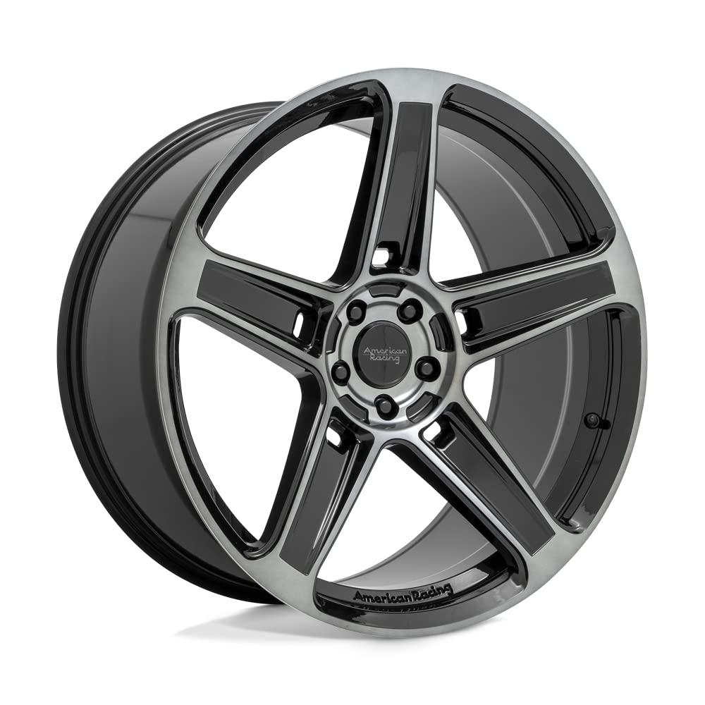 VN514 GROOVE American Racing 20X10.5 5X115 6.62 22mm GLOSS BLACK W/GRAY TINT - AR93620515322