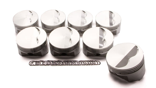Sportsman Racing Products 4.030 Bore SRP Flat Top Piston Set for Small Block Chevy