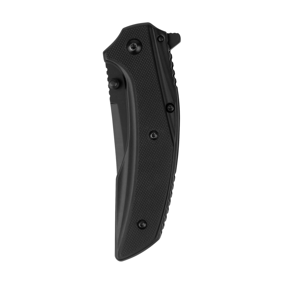 Outright Kershaw Pocket Knife, Black, 3 Inch Stainless Steel Trailing Point Plain Edge Blade, EDC with Assisted Opening, Deep-Carry Pocketclip, Everyday Carry Pocket Knife for Men and Women