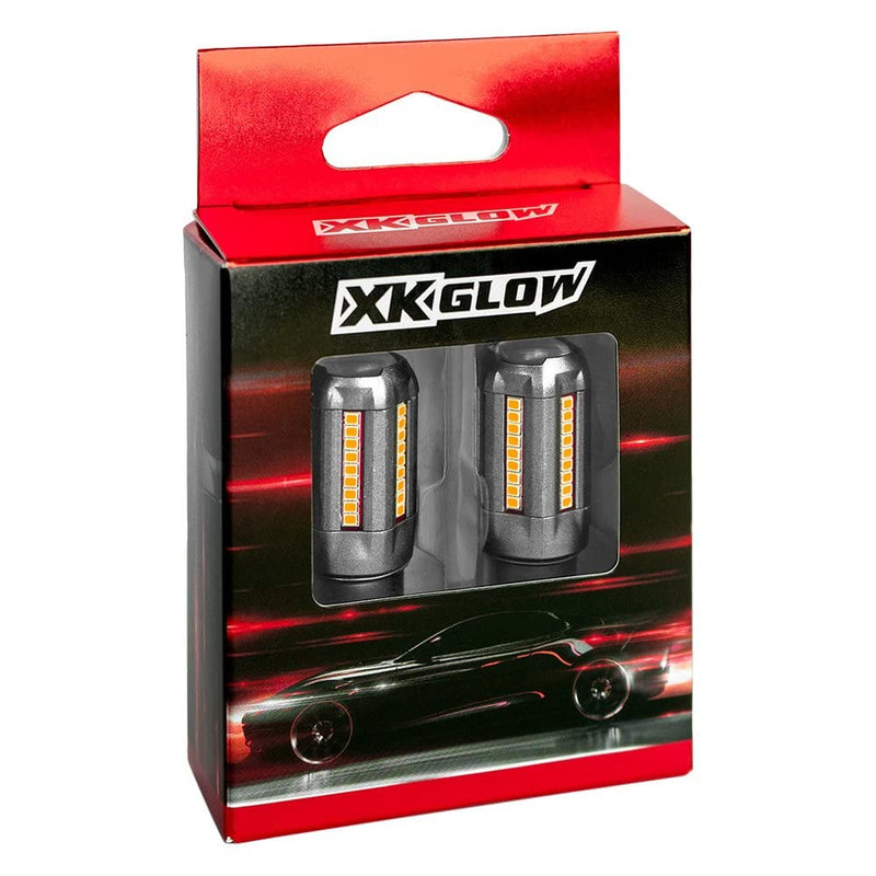 XKGLOW 2pc Amber XK1157-A 1157 Auto Bulb
