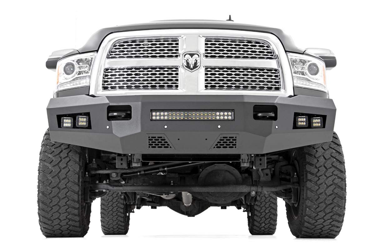 Rough Country LED Heavy Duty Front Bumper for 2010-2018 Ram 2500/3500-10785