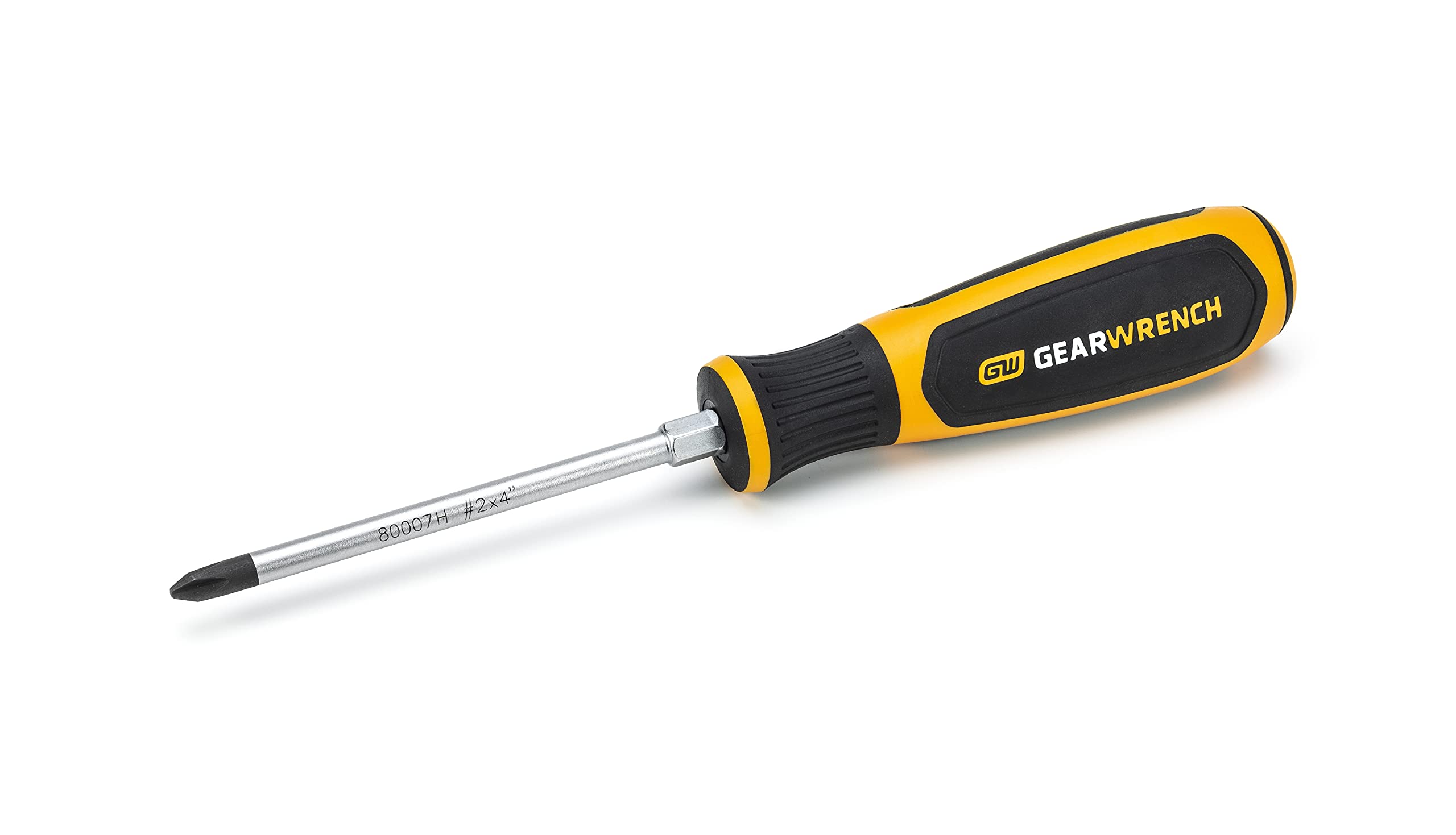 10 Pc. GEARWRENCH Phillips/Slotted/Pozidriv Dual Material Screwdriver Set - 80060H