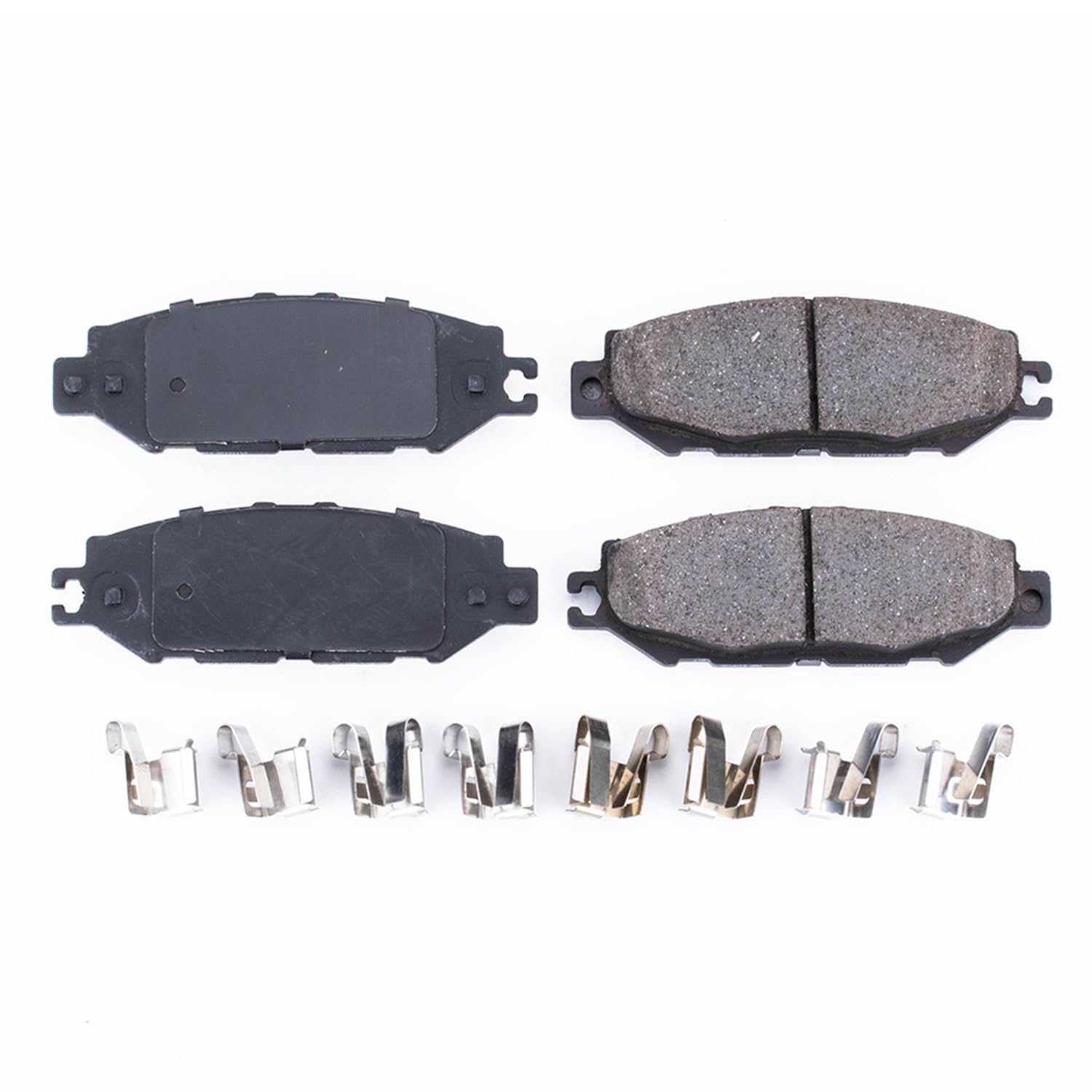 Power Stop Front Brake Kit For LS400 Lexus 1993-00 |SC300 1999-00 |SC400 1992-00 - Ceramic Brake Pads With Installation Hardware, 17-613