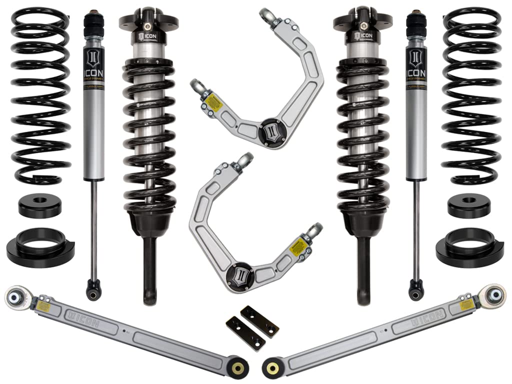 0-3.5" Lift, ICON Stage 3 Suspension System, Billet UCA, Compatible with 2003-09 Lexus GX470, K53173