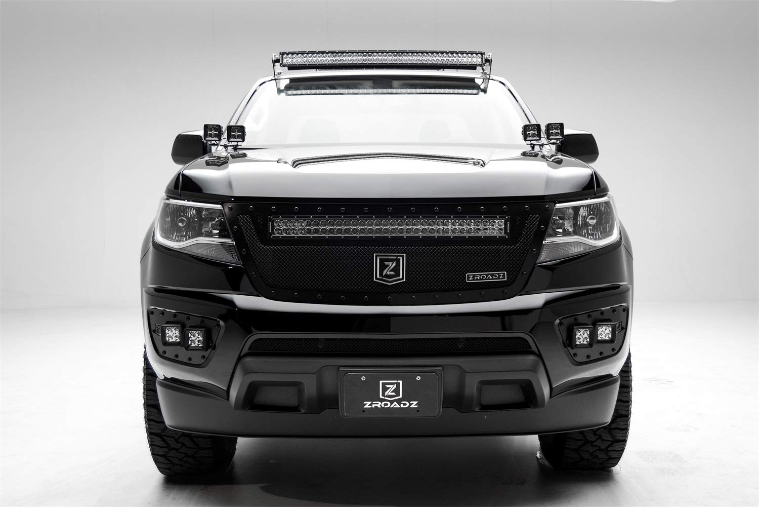 ZROADZ 2015-2016 Z362671-KIT4 CHEVROLET COLORADO Black A-Pillar 4-LED Pod Light Kit