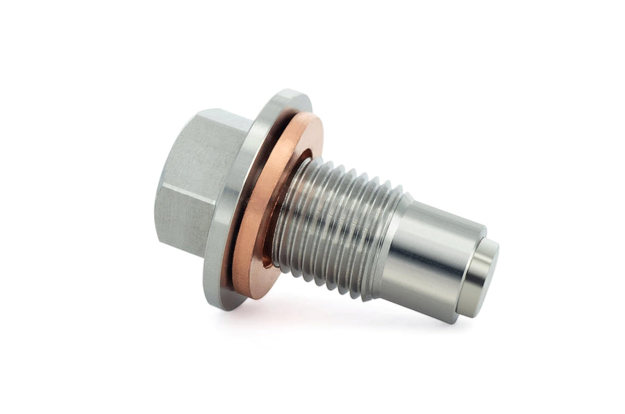 Stainless Steel HPS Magnetic Oil Drain Plug Bolt Compatible for AM General Jeep Pontiac Mitsubishi vehicles, MDP-A050-20