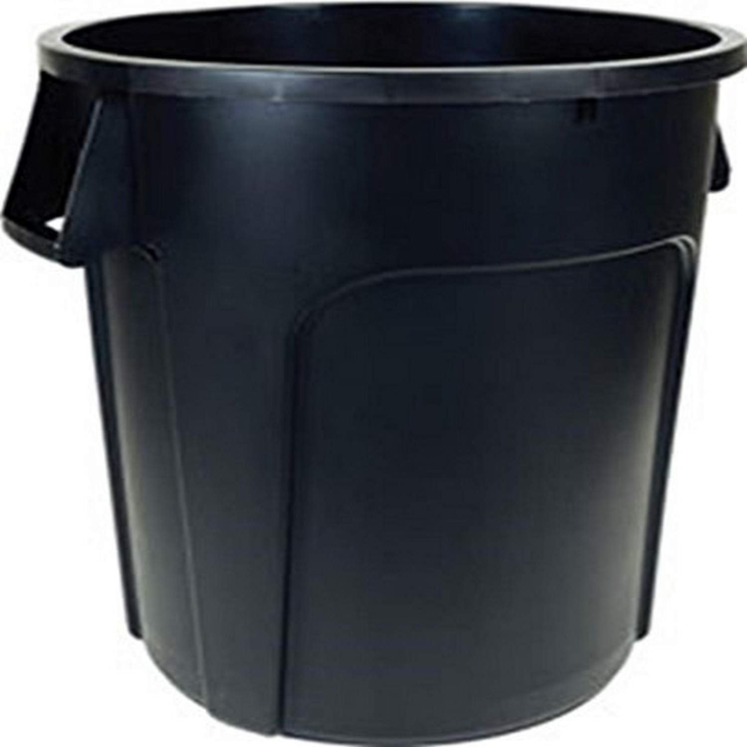 Maxi-Rough Trash Container, HAMBURG/NEXSTEP COMM PROD 6832 831649, Black, 32 Gallon