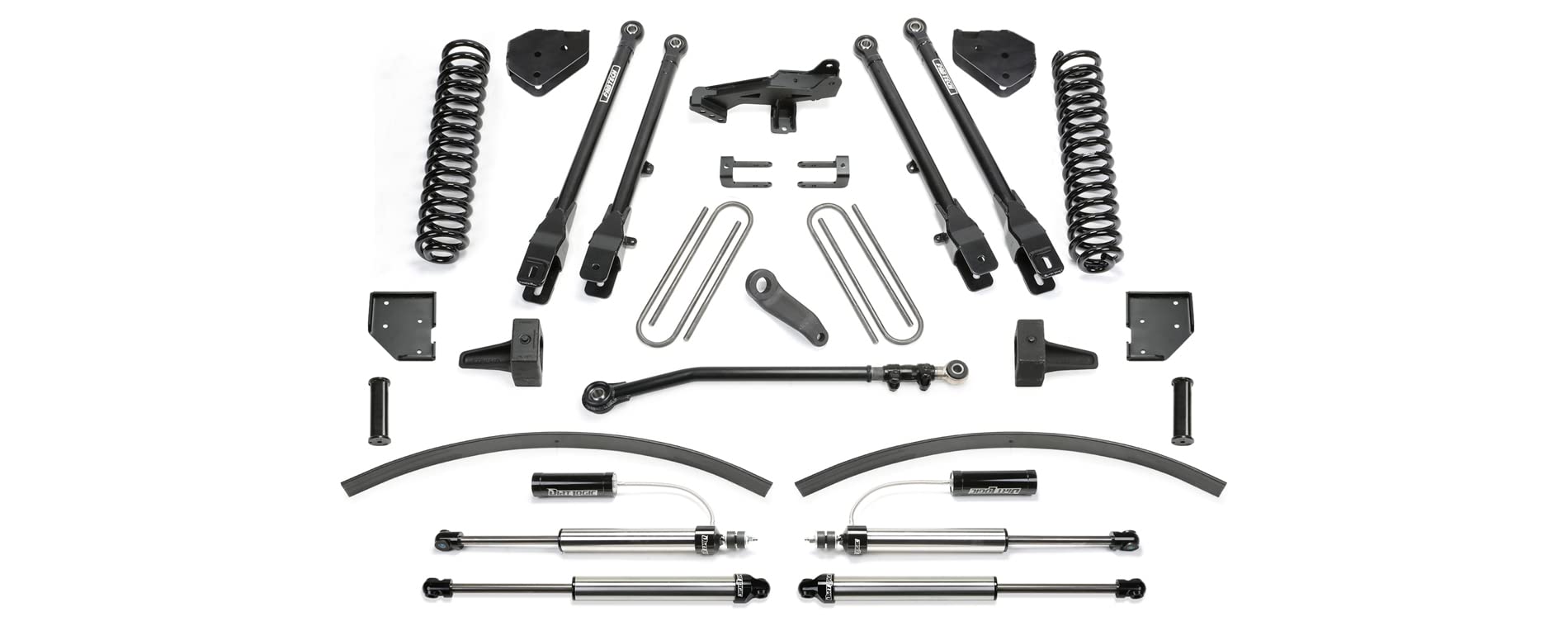 Fabtech 4LINK SYS 8 W/COILS & DL RES