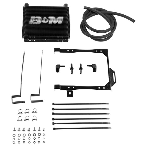 07-18 Wrangler Jk B&M Racing Transmission Cooler, Black
