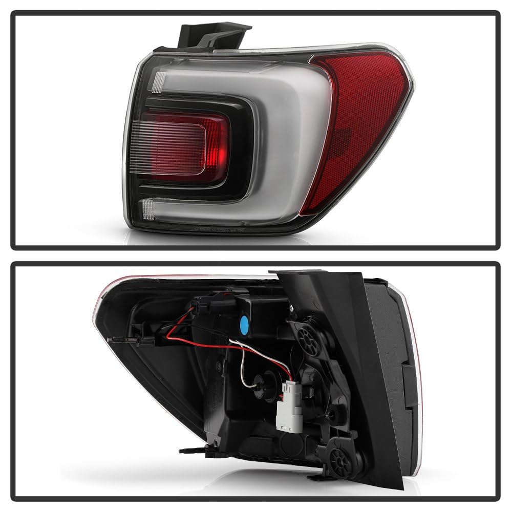 GMC Acadia 17-19 (w/All Terrain Pkg) Spyder (POE) Clear Lens LED Tail Light - OE Outer Right