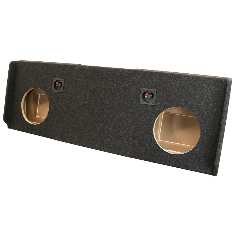 Bbox ATREND ENCLOSURES A182-10CPA Dual 10” Sealed Subwoofer Enclosure Fits 2007-2013 Chevrolet/GMC Silverado/Sierra Crew cab, Black