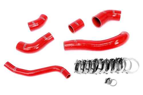4-ply HPS Red Reinforced Silicone Intercooler Hose Kit 57-2003-RED