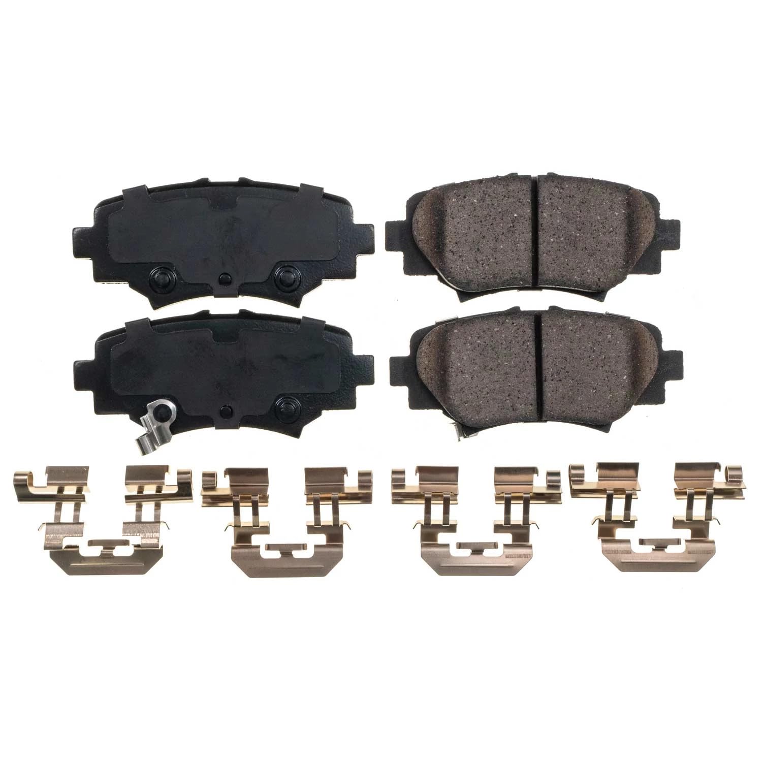Rear Brake Kit Power Stop For Mazda 3 2014-18 | Mazda 3 Sport 2014-16 - Ceramic Brake Pads With Installation Hardware, 17-1729