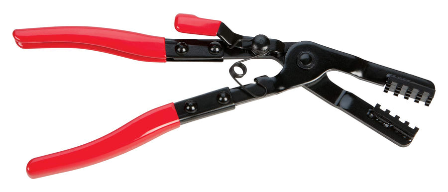 W80667 Performance Tool Angled Hose Clamp Pliers with Quick Locking Mechanism & Multi-Directional Slotted Pattern - Removes Clamps at Multiple Angles