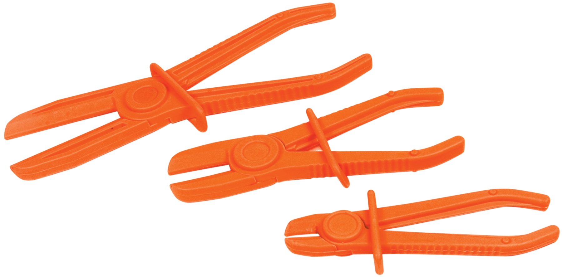 3pc Performance Tool W83205 Fuel Line Clamp Set, Hose Pinch Off Pliers for Radiator, Brake, Coolant and Gas Line