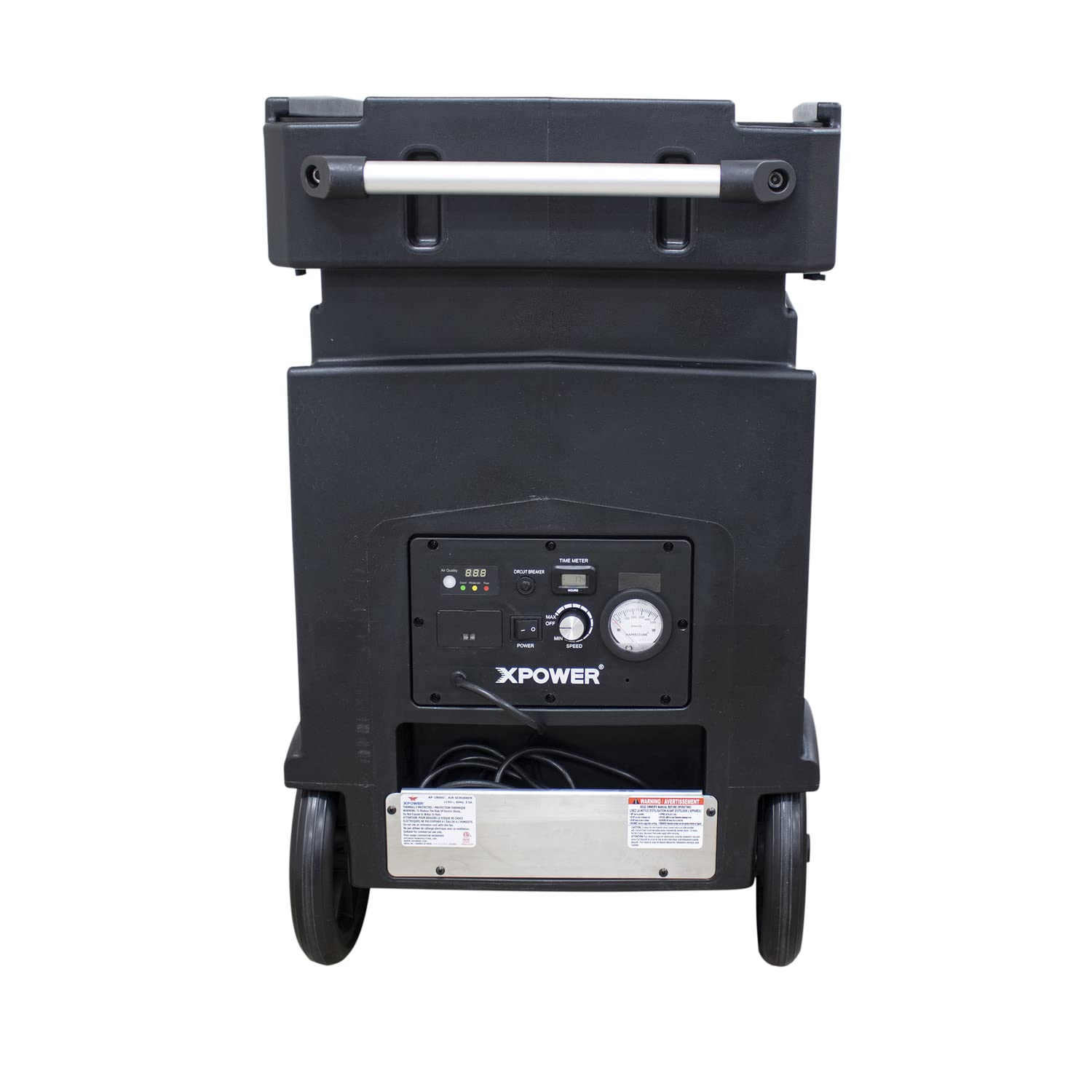 MEGA XPOWER AP-1800D Air Purification System for Large Spaces, 1100 CFM, Commercial HEPA Filtration, Variable Speed & Volume Control, Industrial, Heavy Duty, Negative Air Machine, Air Scrubber