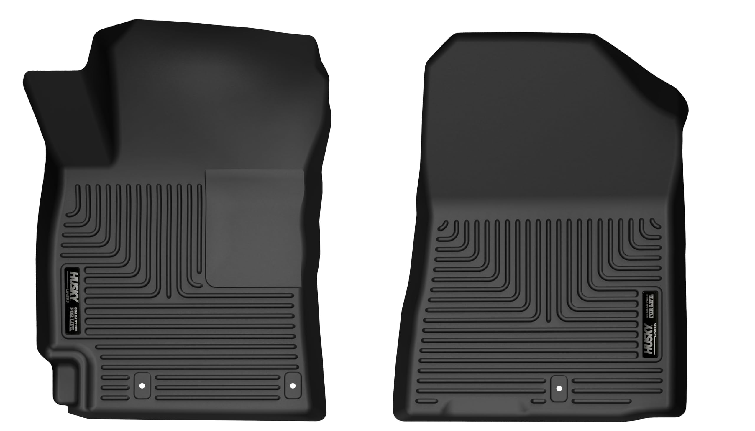 Weatherbeater Husky Liners Floor Mats | Fits 2019-2024 Kia Forte | Front Row, 1-pc Black - 15791