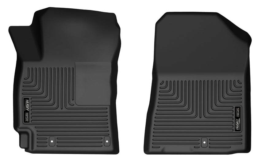 Weatherbeater Husky Liners Floor Mats | Fits 2019-2024 Kia Forte | Front Row, 1-pc Black - 15791