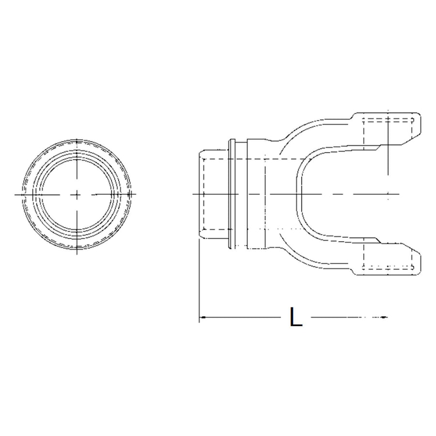 26-5155 Neapco Power Take Off Weld Yoke