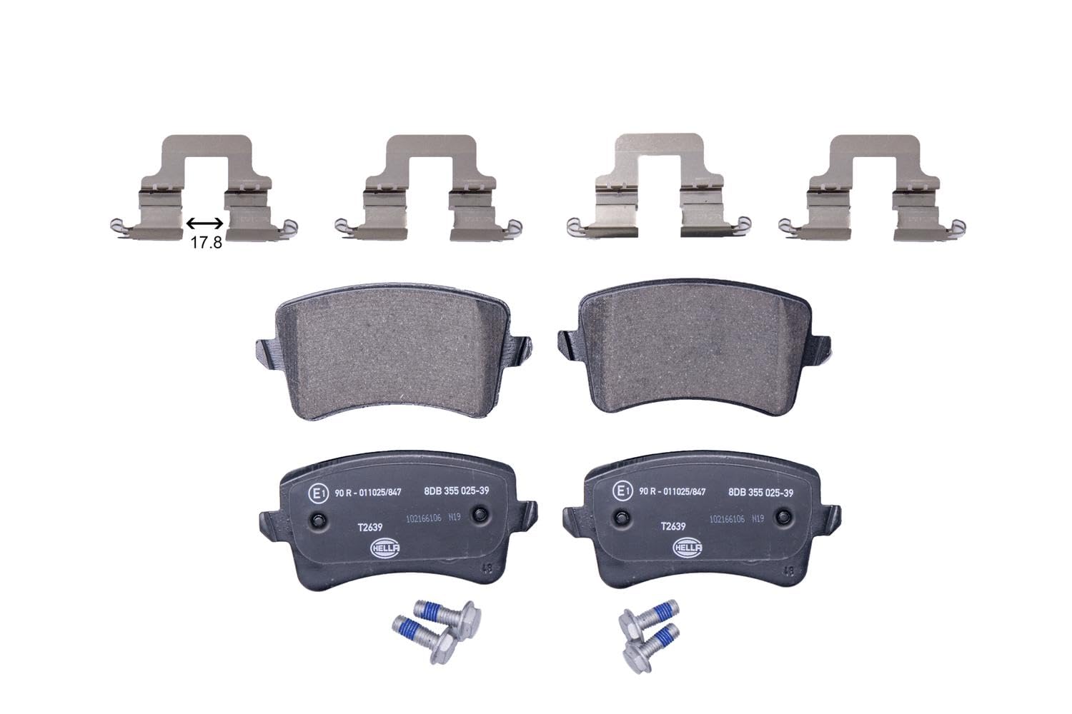 355025391 Pagid Disc Brake Pad Set