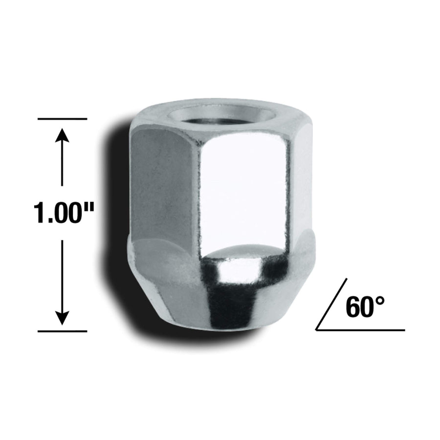 Gorilla 90088 Automotive Acorn Bulge Open End Chrome Lug Nuts (1/2" Thread Size)