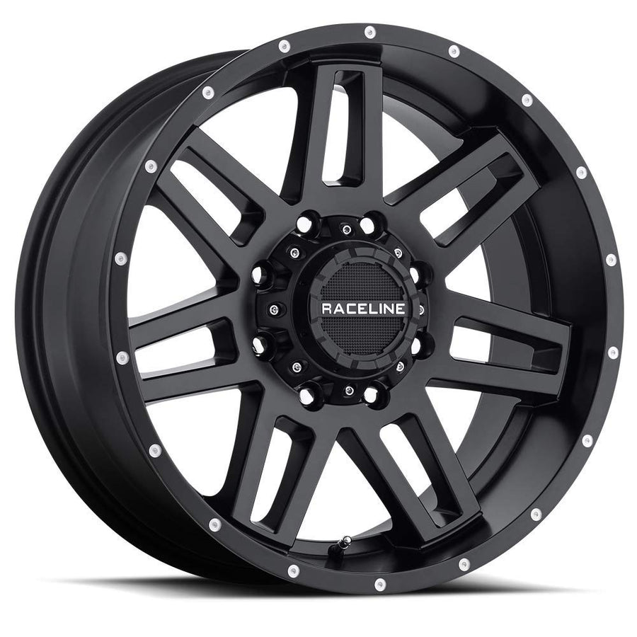 Injector Raceline 931B 16" Inch 5x114.3/127 Wheel Rim 16x8 +0mm Black