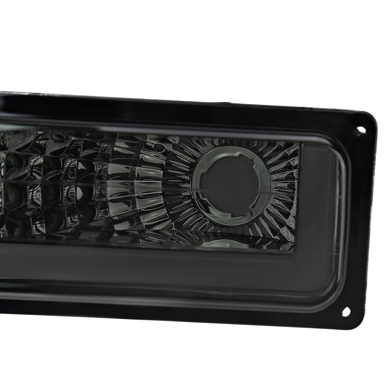 Smoke LED Bar Bumper Lights SPEC-D TUNING Compatible with 1988-1998 Chevy Silverado C10 C/K