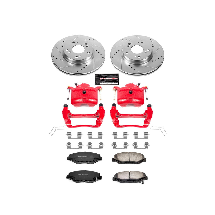 Power Stop Z36 KC6490-36 Extreme Performance Truck & Tow 1-Click Brake Kit with Caliper For Acura ILX 2013, Honda Accord 2013-2017, Honda Fit 2013-2014 [Model Specific]