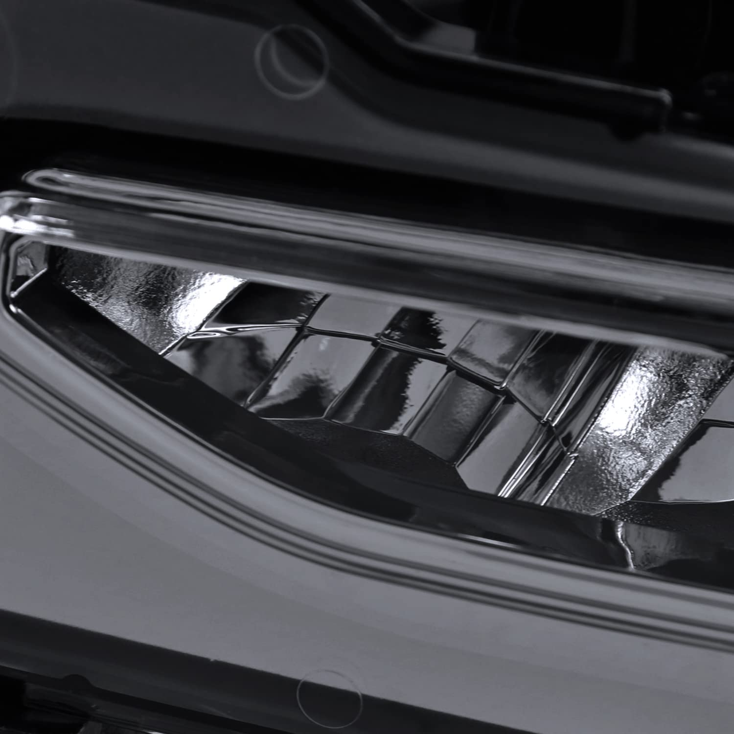 LED Fog Lights Spec-D Tuning Smoke Lens + Built-In LED Bulbs + Switch Included Compatible with 2016-2018 GMC Sierra 1500 L+R Pair Assembly