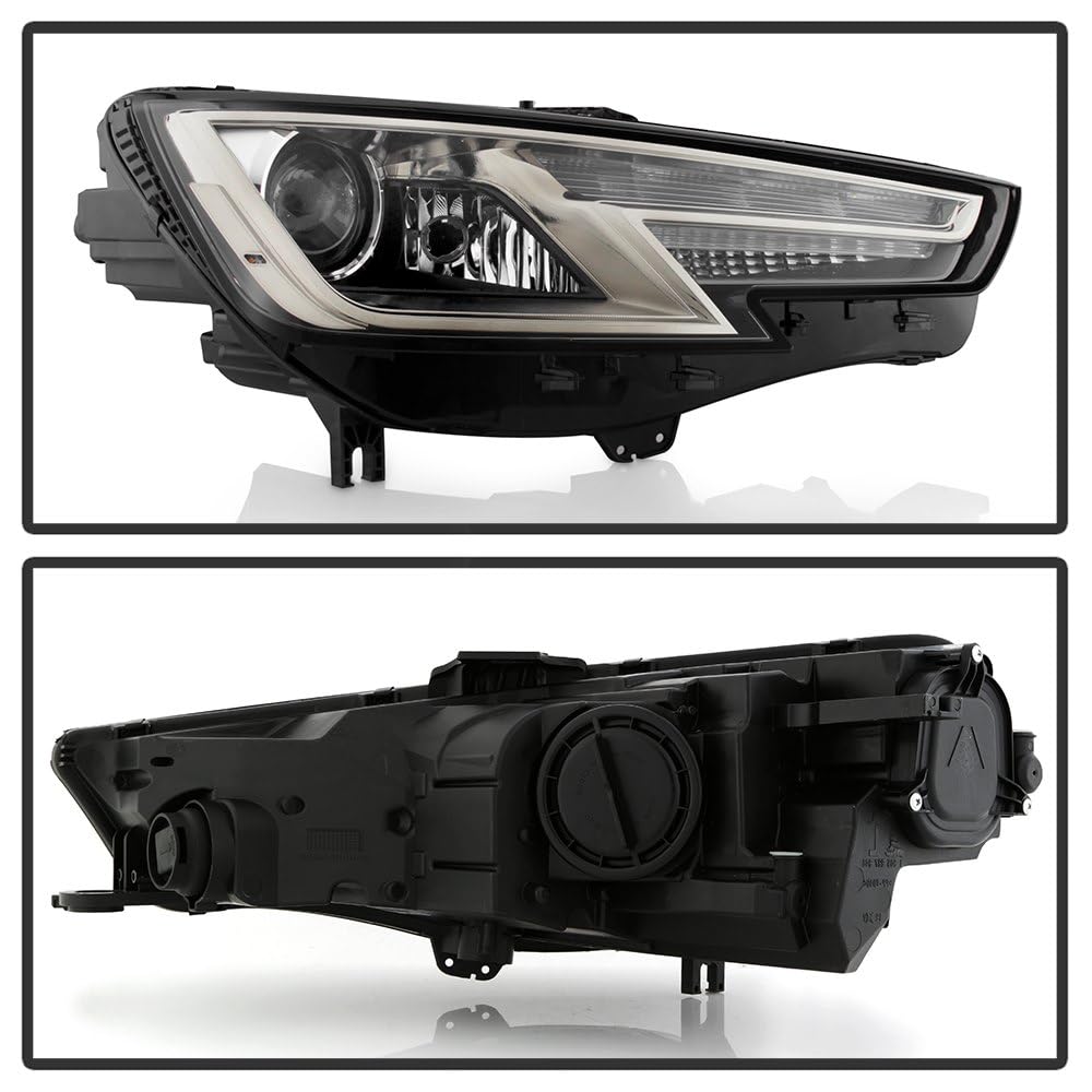 Audi A4 S4 17-19 Spyder (POE) Xenon HID LED DRL OE Headlights - Low Beam-D5S-(Not Included) ; High Beam-D5S(Not Included) ; Signal-PSY21W(Included) - Right
