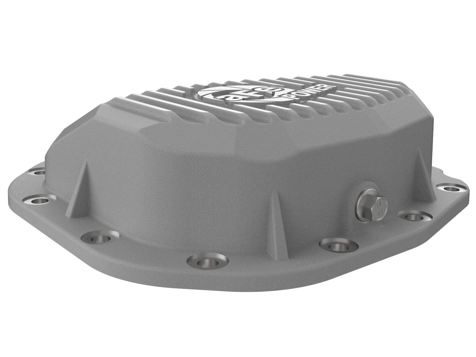 aFe POWER Rear Differential Cover Street Series Raw w/Machined Fins - #46-71180A - Ford F-150 15-23 (Super 8.8-12)