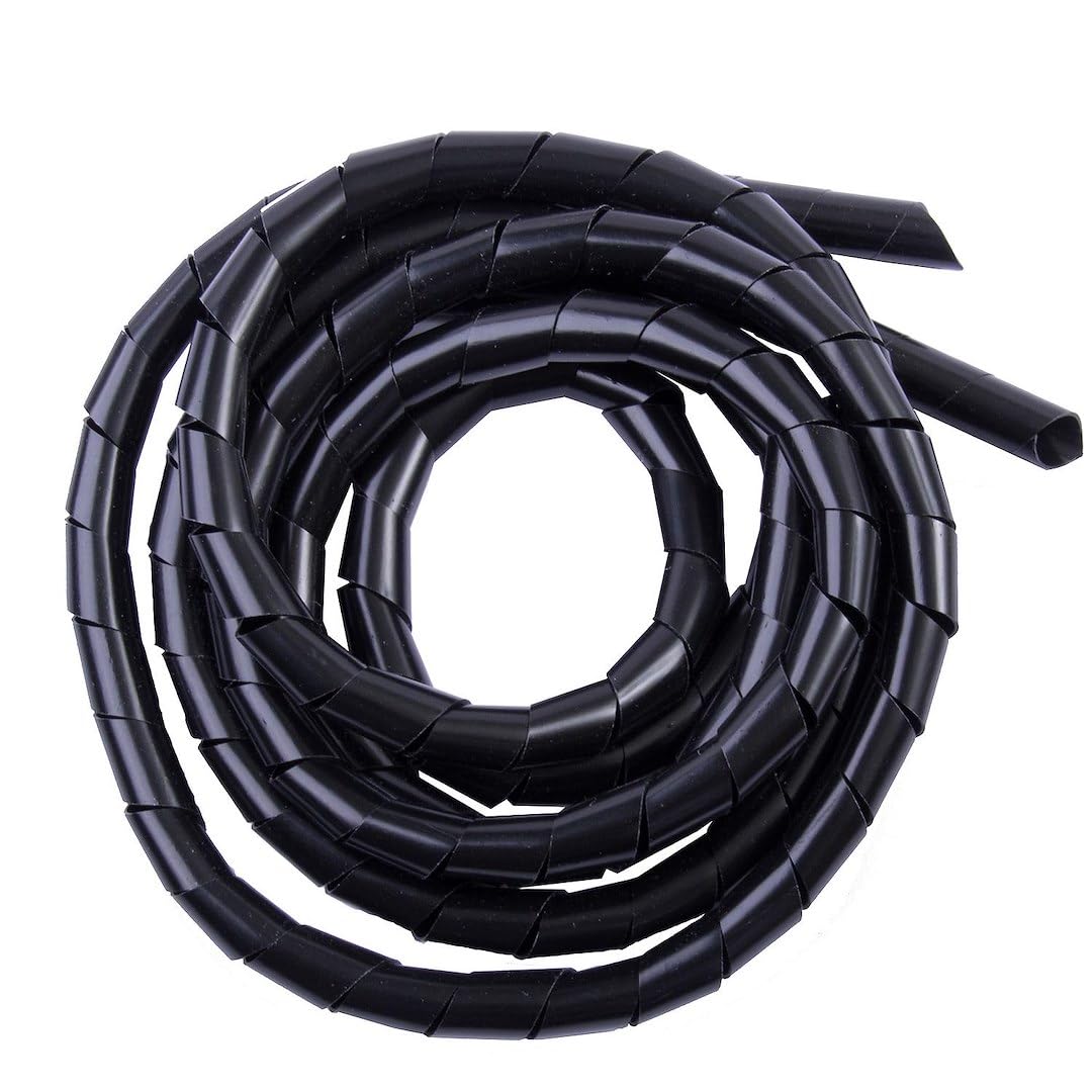 Marine Grade Ancor 452381 Electrical Spiral Wrap (3/8-Inch, Black, 10-Feet)