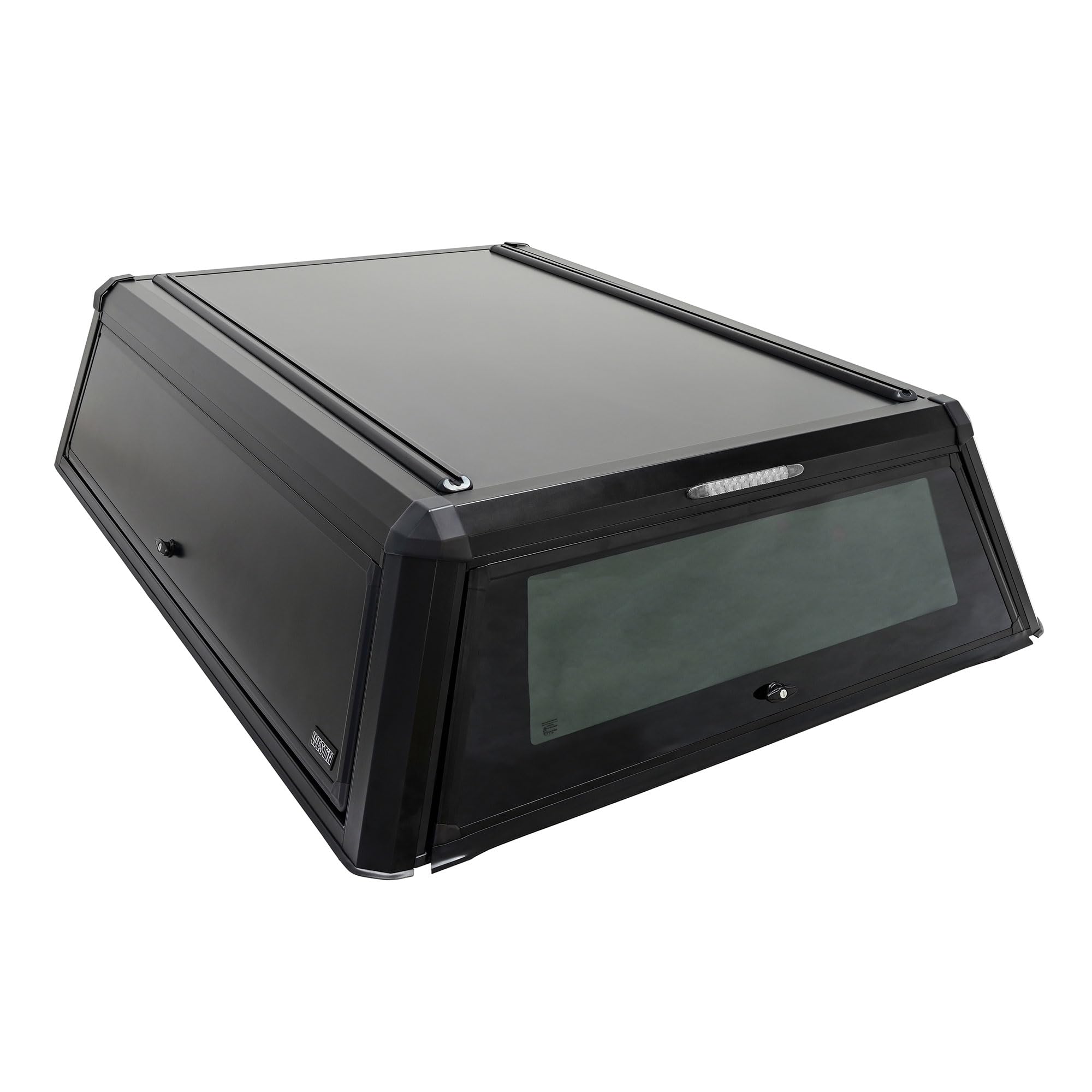 EXP Truck Cap Westin 16-12815 with Solid Front Glass fits 2024-2026 Tacoma 6' Bed Matte Black