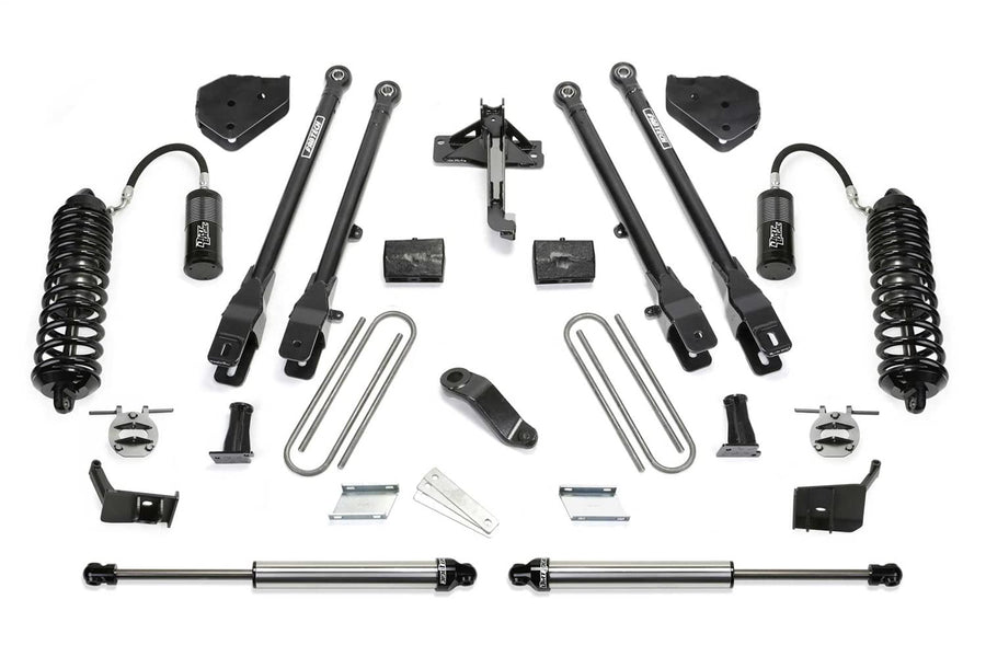 Fabtech 4 Link System K2232DL 6 in. Lift w/Front Dirt Logic 4.0 Resi Coilovers And Rear Dirt Logic 2.25 Shocks