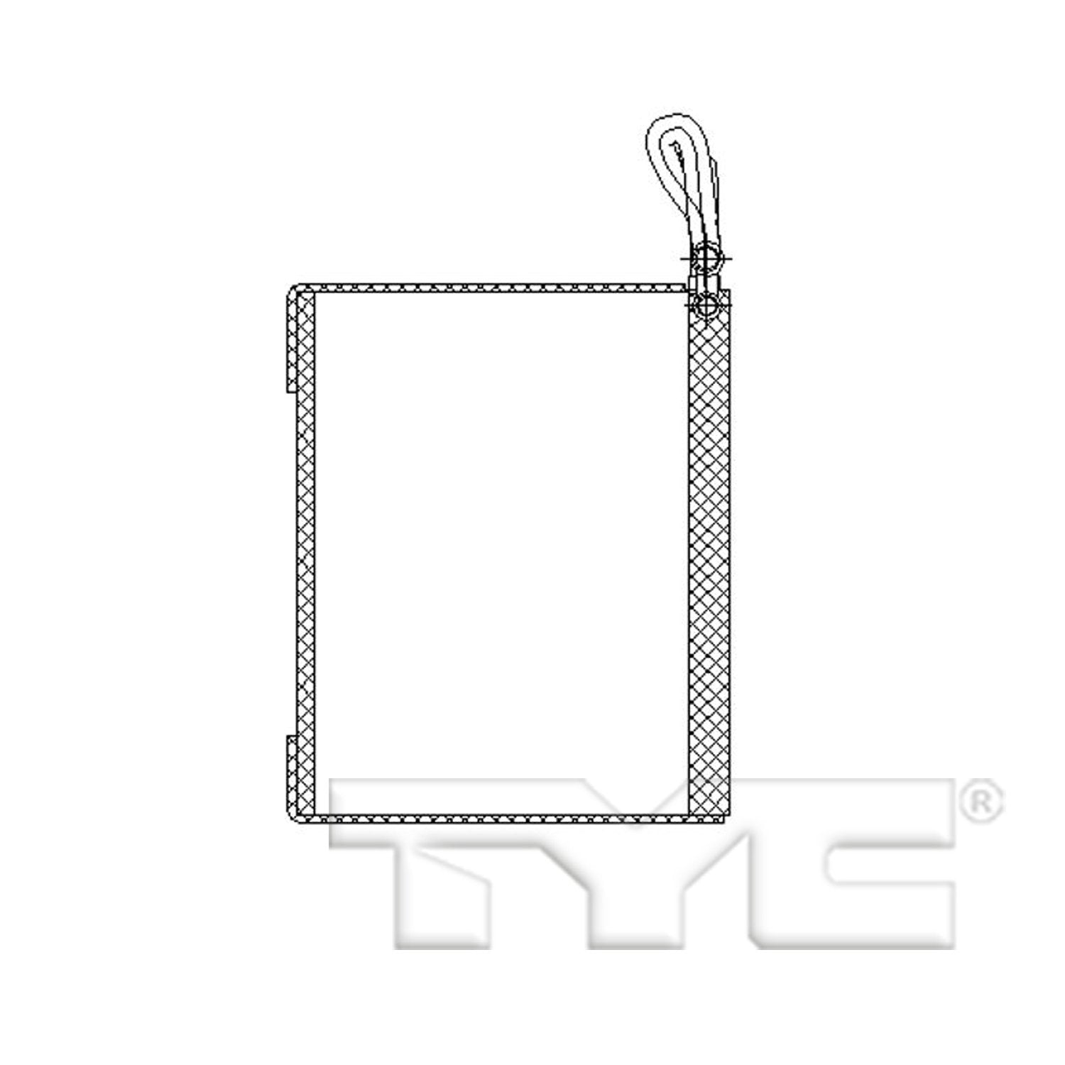 Replacement TYC 97213 Evaporator