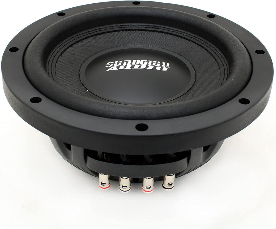 Sundown Audio 10” SML-10 D4 Shallow Mount Subwoofer – 600W RMS/1200W Peak, Dual 4 Ohm, 2.5" Aluminum VC, 14mm Xmax, Ultra-Slim Car Sub for Tight Spaces
