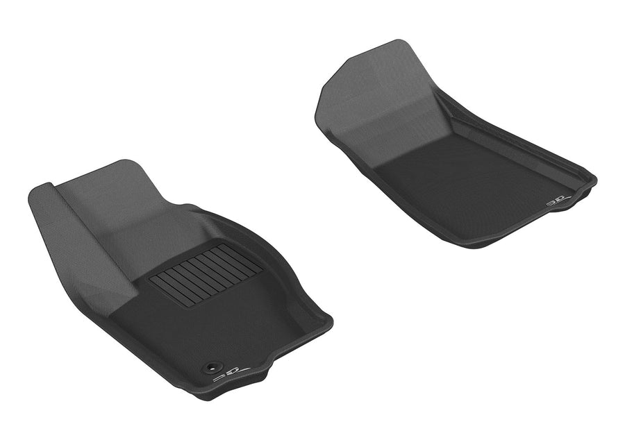 2006-2010 Jeep Commander 3D MAXpider Kagu 1st Row Floormat - Black (L1JP00711509)
