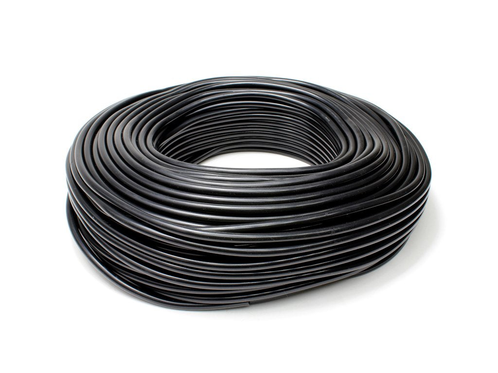 HPS 100' Length High Temperature Silicone Vacuum Tubing Hose HTSVH2-BLKx100 (60 psi Maxium Pressure, 5/64" ID)