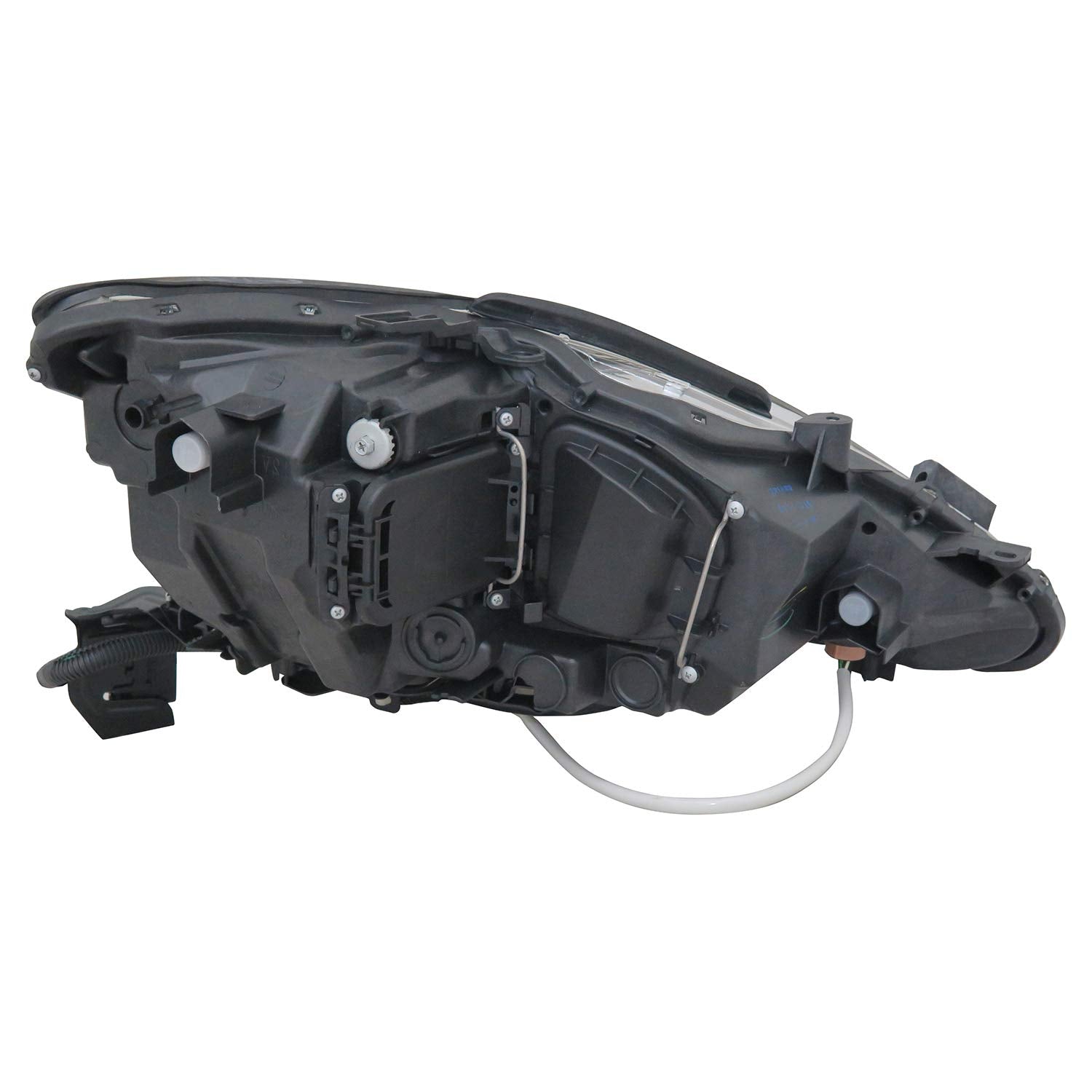 Left TYC Headlight Assembly Compatible with 2011-2013 Lexus IS250