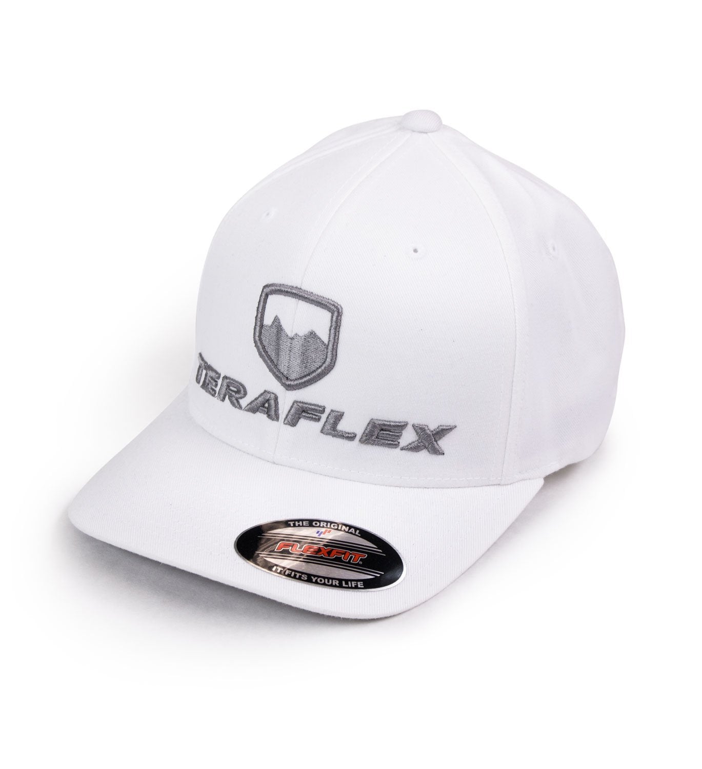 Premium Flexfit TeraFlex Hat, White - Small/Medium, 1 Pack