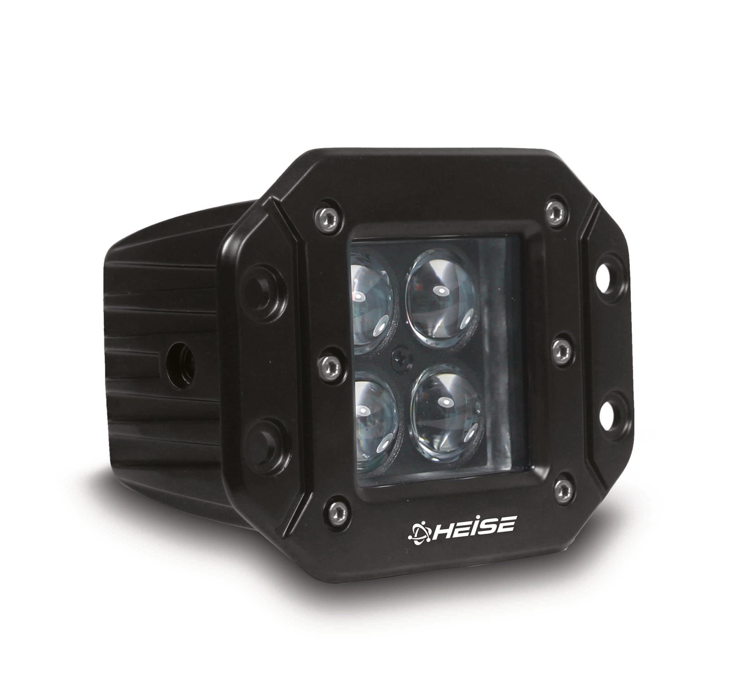 Infinite Flush Mount HEISE 5" Cube 8 LED Light - Spot (HE-FMICL2)