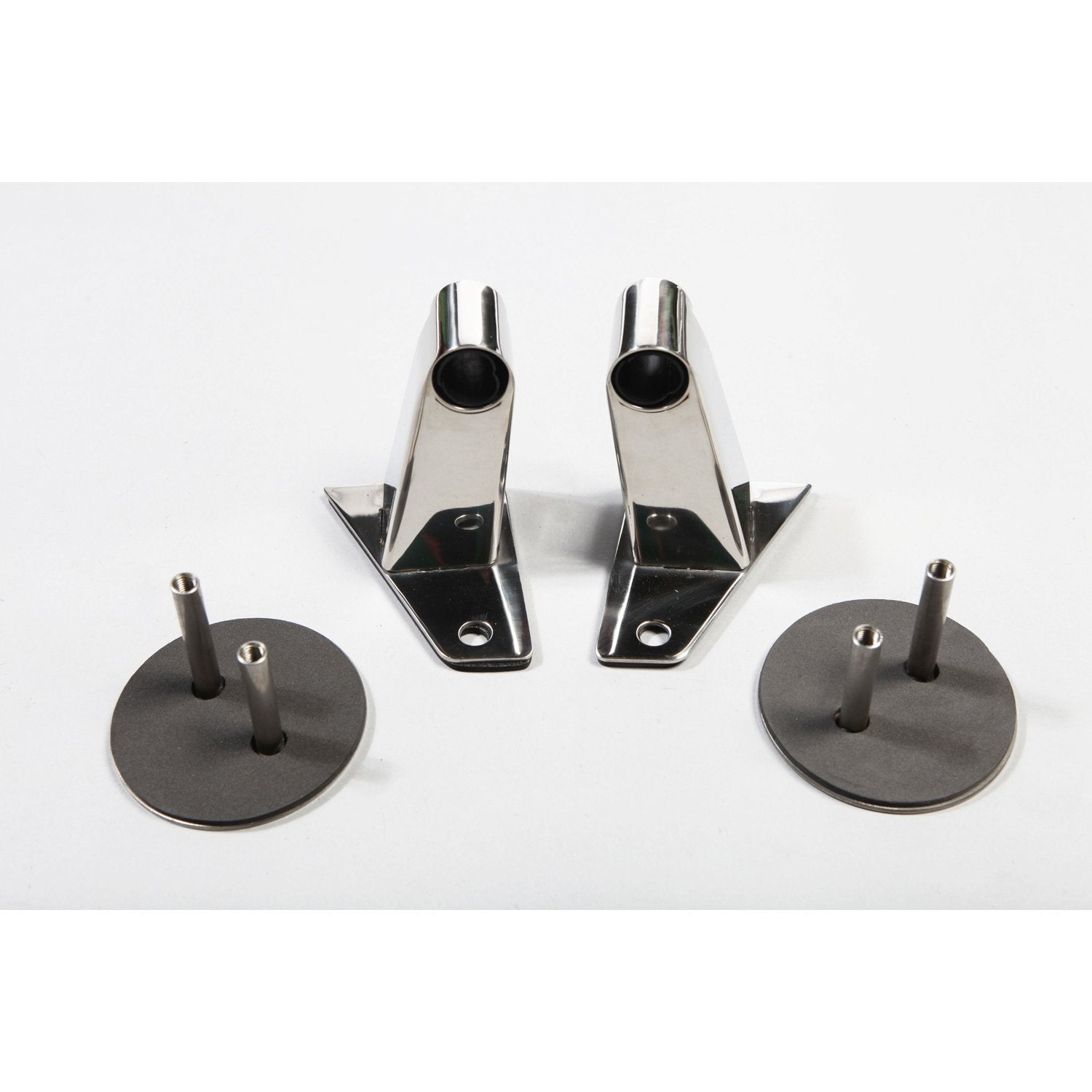 Mirror Relocation Bracket Kit | Rugged Ridge, Stainless Steel | 11026.04 | Fits 2007-2018 Jeep Wrangler JK