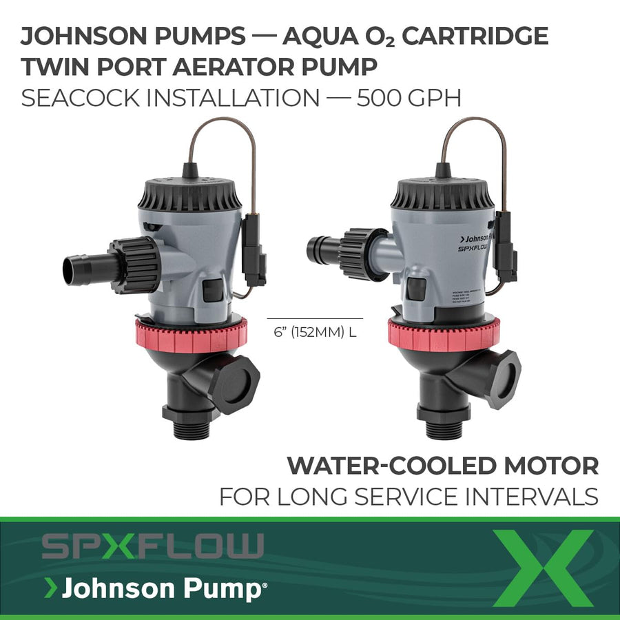 Aqua Twinport Johnson Pump 10-13649-01 Flex-Mount Aerator - 500 GPH