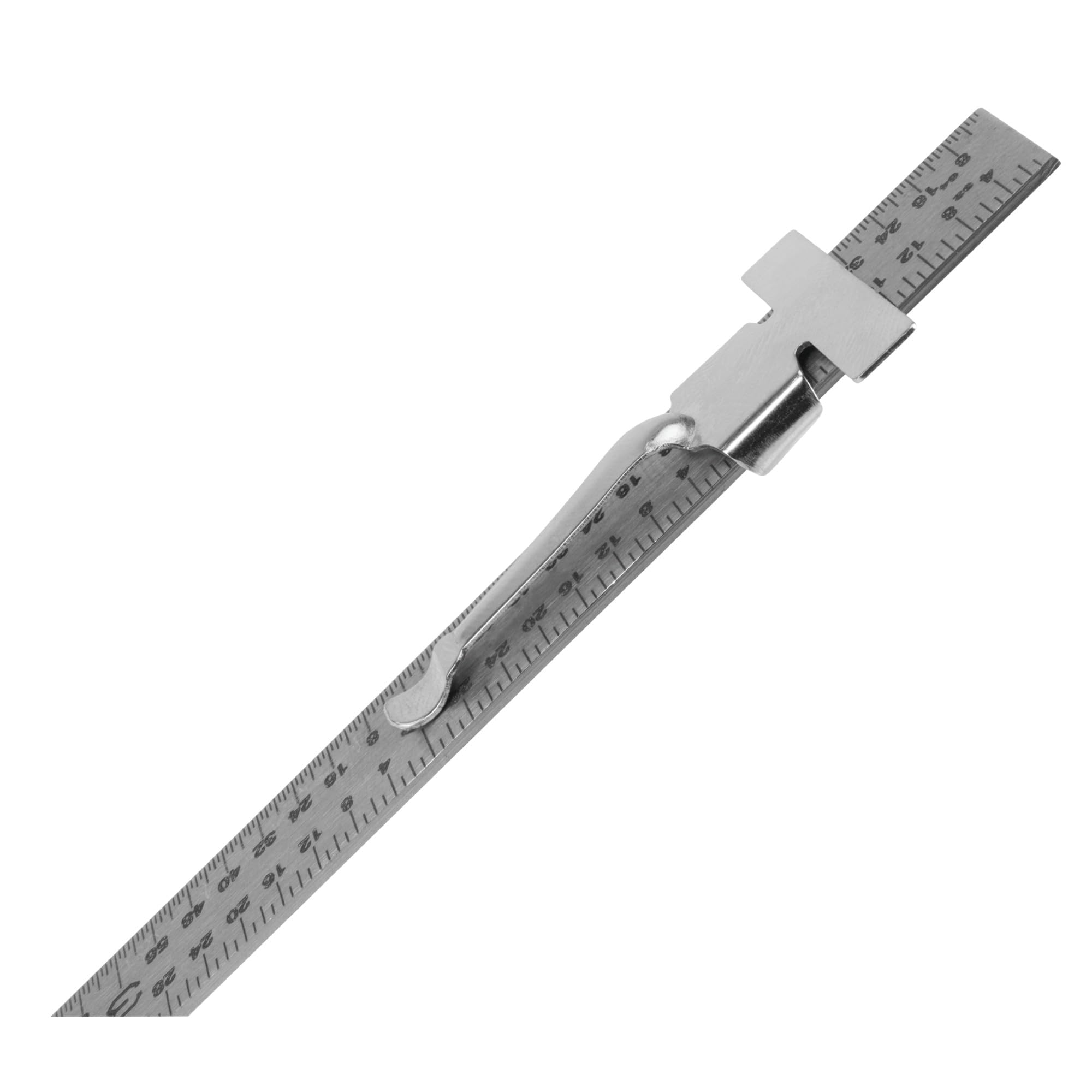 W5707 Performance Tool 6-Inch Stainless Steel Sliding Depth Gauge, Silver