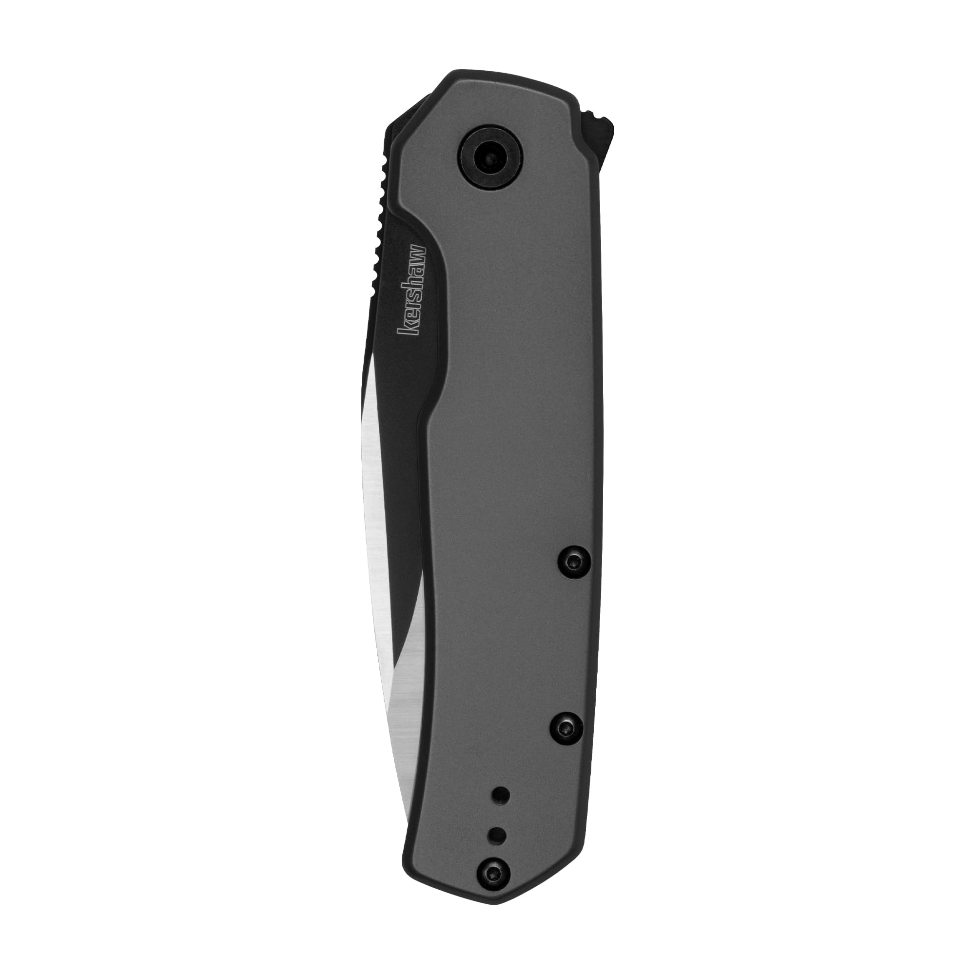 Kershaw Folding Thermal Pocket Knife, 2.95 in Gray PVD Finish Blade, Assisted Opening, Pocketclip, Every Day Carry
